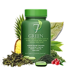 7 Green Avokado Yaprağı ve Dul Avrat Otu Ekstratı Içeren Detox Kapsülü