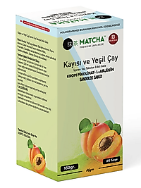 Kayısı Aromalı L-Carnitine Matcha Çayı (Apricot Aroma) - 1 Box